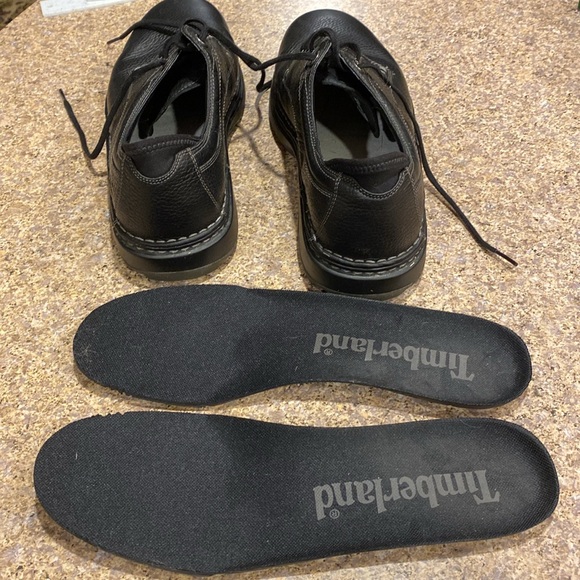 Timberland Lace Up/Tie Black Leather Oxford Shoes 29512 11W Leather Upper - Picture 15 of 17